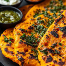  Spicy Sweet Potato Flatbread 
