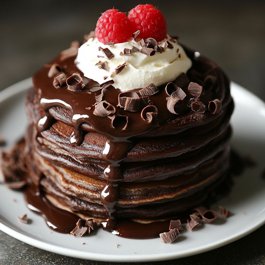 Chocolate Fudge Pancakes