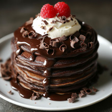 Chocolate Fudge Pancakes