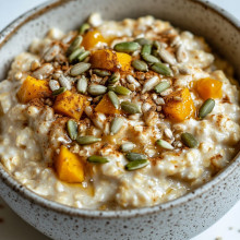 Pumpkin Sunflower Seed Overnight Oats