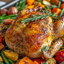 Christmas Honey Glazed Turkey Sheet Pan Dinner