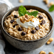  Peanut Butter Oatmeal Cookie Overnight Oats