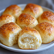 Fluffy Keto Cottage Cheese Rolls
