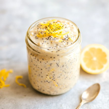 Lemon Poppyseed Overnight Oats
